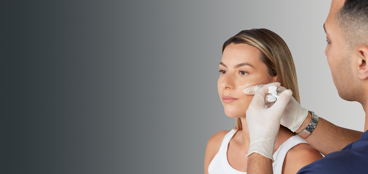 Dermal Filler treatment being administered